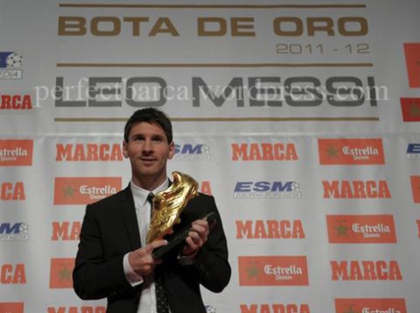 Messi Golden boot